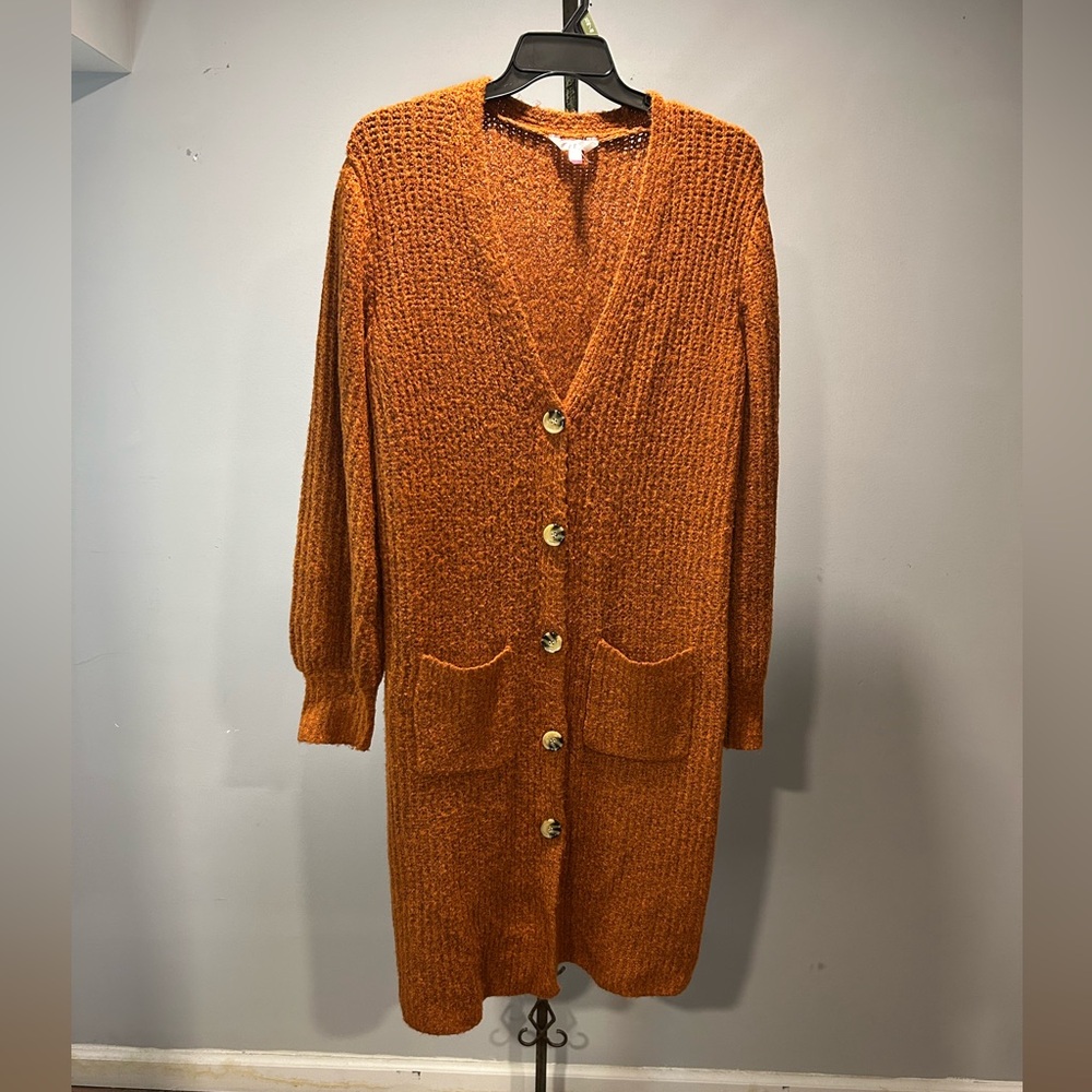 No Boundaries Juniors’ Balloon Sleeve Duster